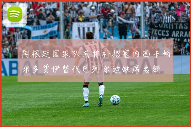 阿根廷国家队或将补招塞内西卡帕尔多贾伊替代巴列尔迪缺席名额